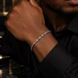 Vortex Stainless Steel Bracelet - Gold Finish - 1