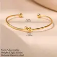 Silver Knot Cuff Bracelet - 1