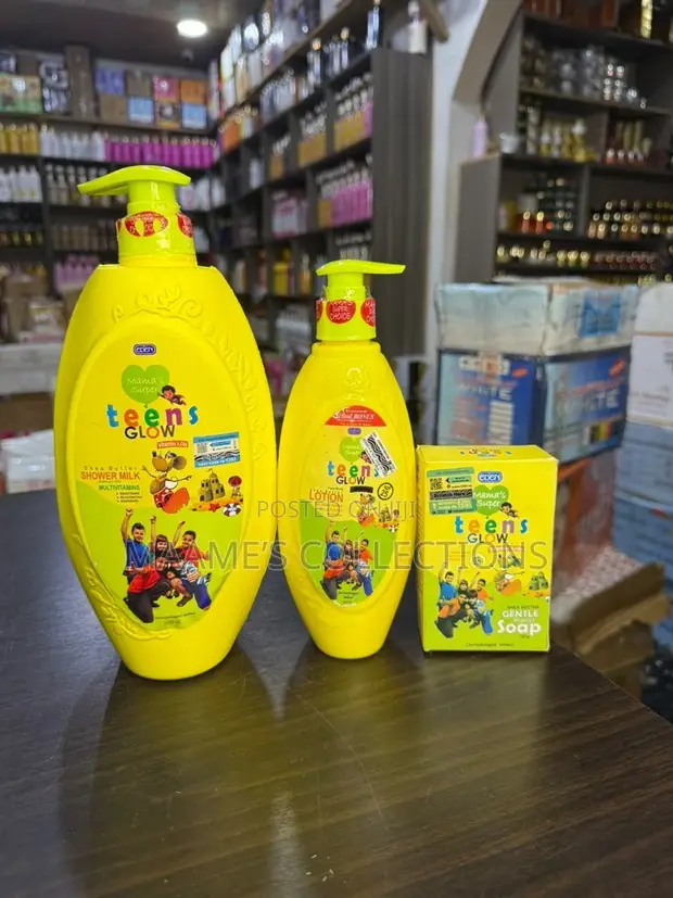 Eden Kids and Teens Glow Shower Milk, Lotion & Soap Set - 1