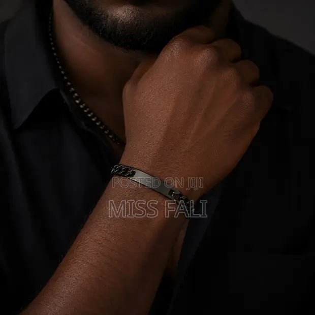 Shadow Steel ID Bracelet - 1