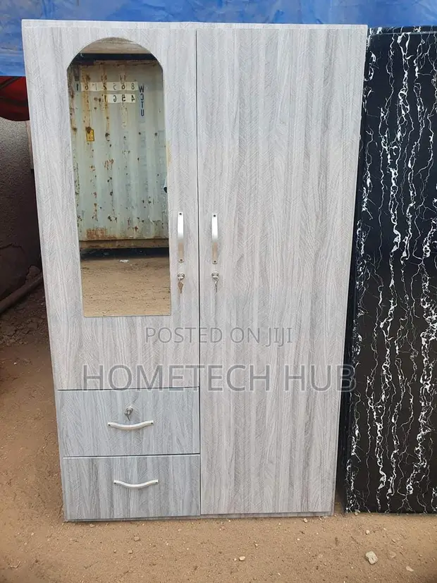 2-in-1 Wooden Wardrobe - 1