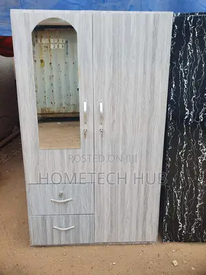 2-in-1 Wooden Wardrobe
