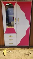 2-in-1 Wooden Wardrobe - 2