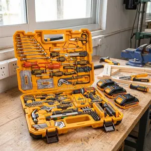 INGCO 218 Pcs Tool Set with 20V Cordless Drill