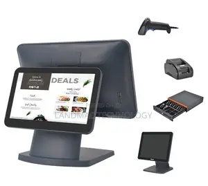 American Megatrends Complete Double Touch Screen POS System