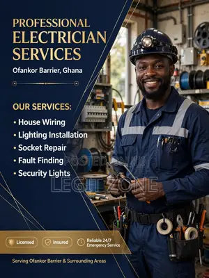 Professional Electrician Services - Ofankor Barrier