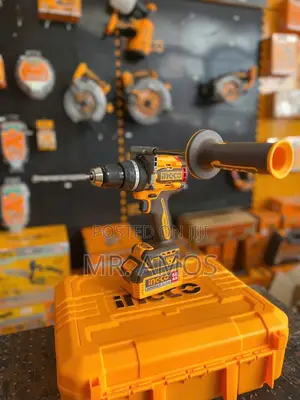 INGCO 20V 166Nm Brushless Cordless Drill with 11 Accessories