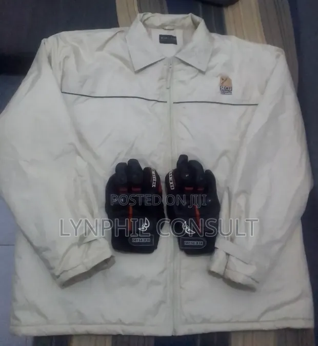 Motorbike Riding Jacket with Gloves - 1