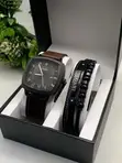 Fossil Watch and Bracelet Gift Set for Men - 1