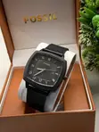 Fossil Men's Classic Square Leather Watch - 1