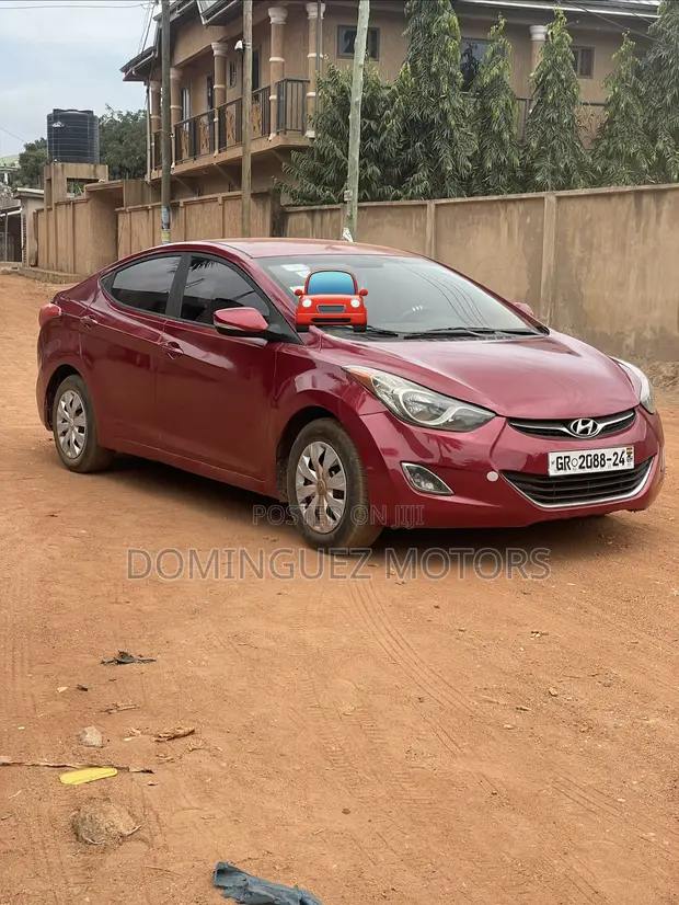 Hyundai Elantra 2013 Red - 1