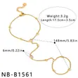 Heartline Handchain - Gold - 1