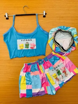 Ladies Lounge/Nightwear Knee Length Dress & 3pcs Set
