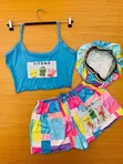Ladies Lounge/Nightwear Knee Length Dress & 3pcs Set - 1