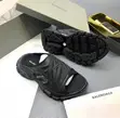 Balenciaga Chunky Slides - Black - 3