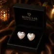 Classy Stainless Steel Stud Earrings - 1