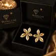 Classy Stainless Steel Stud Earrings - 2