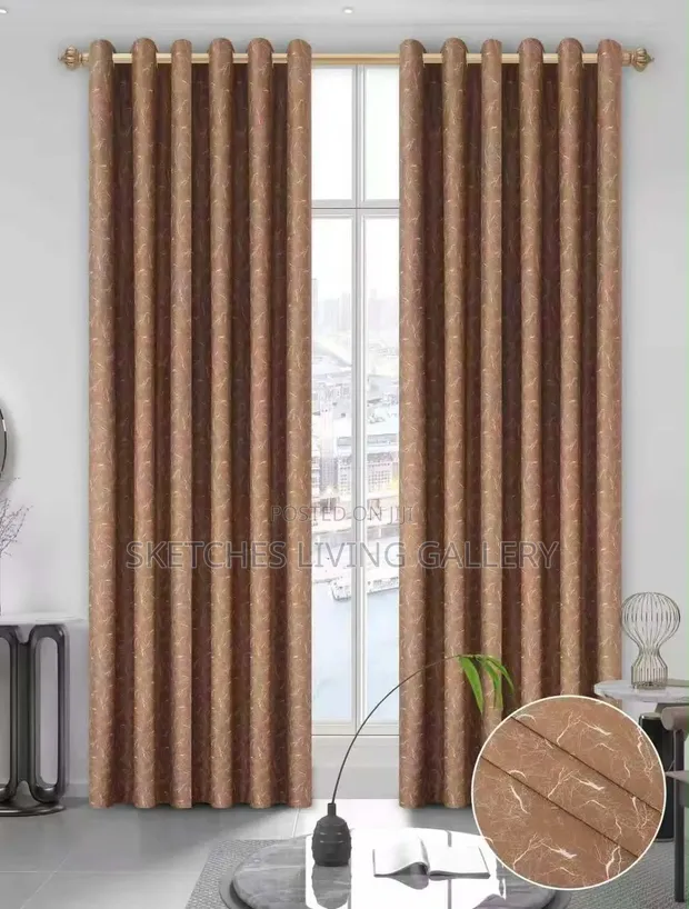 Adam Home 2-Piece Premium Blackout Curtains Set - 1