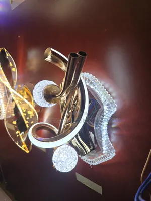 Brand New Crystal Gold Wall Light