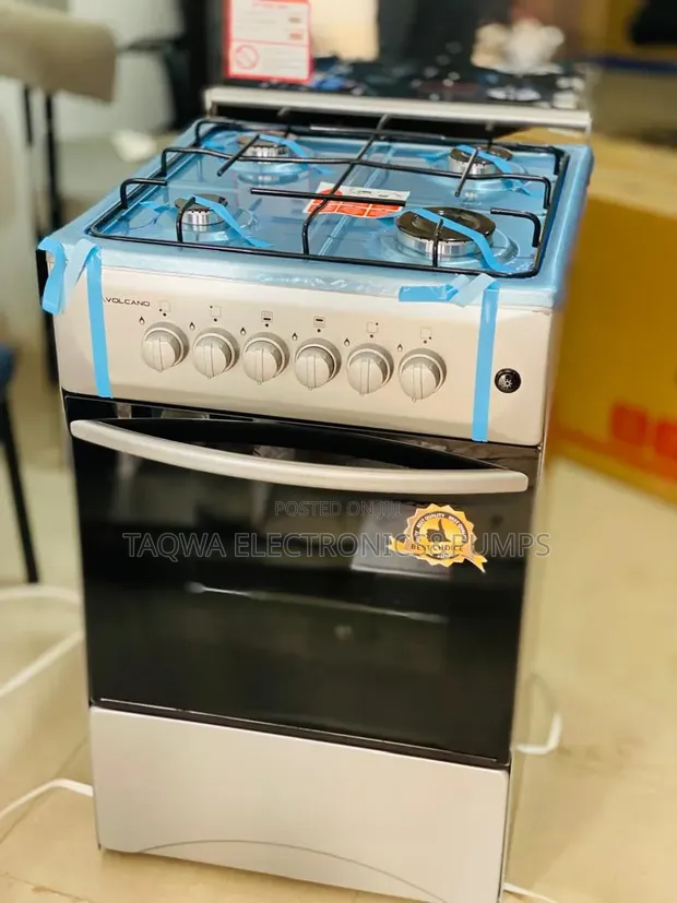 Volcano 4 Burner 50x50 Gas Cooker with Oven & Grill - 1