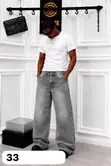 Men's Wide-Leg Denim Jeans - 4