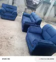 VIG Furniture Blue Fabric Sofa Set - 2