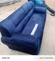 VIG Furniture Blue Fabric Sofa Set - 3