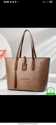Lacoste Leather Handbag - Multicolor, Brand New - 2