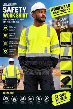 High Quality Reflective Safety Work Shirt