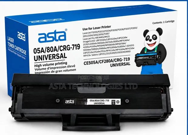 Asta Laser Toner Cartridge - 05A/80A/CRG-719 - 1