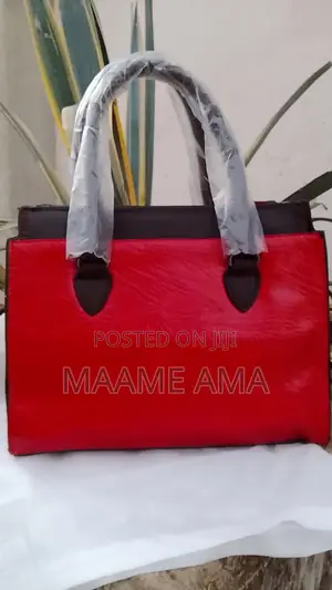 Bags 4 U Red Leather Handbag