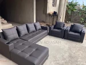 Brand New World Industries Leather Sofa Set
