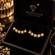 Golden Bloom Ear Climbers - 3