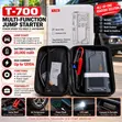 T-700 Multi-Function Car Jump Starter 20,000mAh 1200A - 1