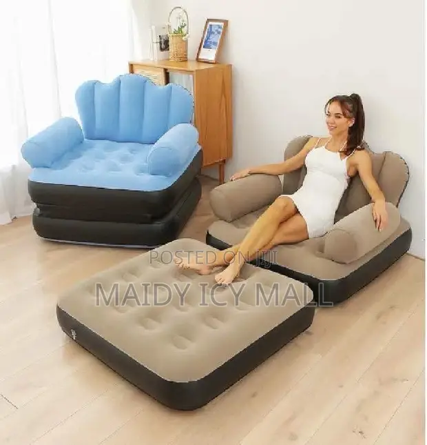 Inflatable Sofa and Ottoman Set - 1