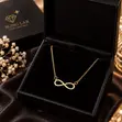 Infinity Love Gold Necklace - 2