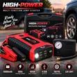 High-Power Multi-Function Jump Starter - 1000A Peak, 150 PSI Compressor - 1