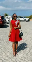 Ladies Zara Red Dress - 2