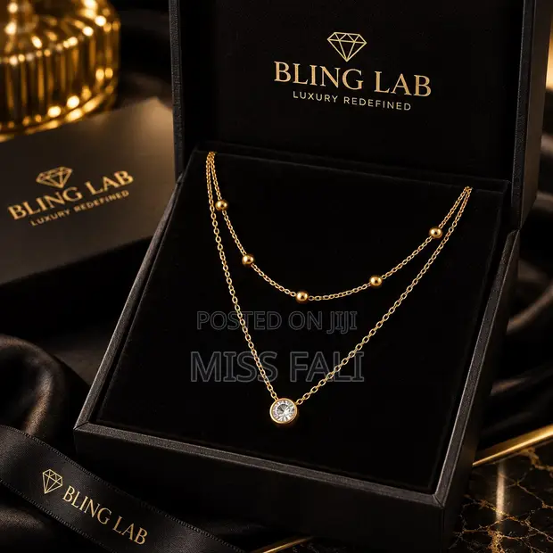 Golden Luxe Layered Necklace - 1