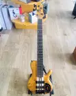 Cort A5 Plus SC Amber Open Pore Bass Guitar (Bag Included) - 5