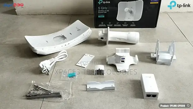TP-Link CPE610 5GHz Outdoor CPE, 300Mbps, 23dBi - 1