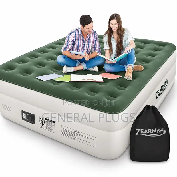 Royal Comfort Double Air Mattress with Inbuilt Pump - 1