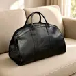 Luxury Leather Travel Duffel Bag - 3