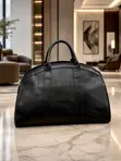 Luxury Leather Travel Duffel Bag - 4