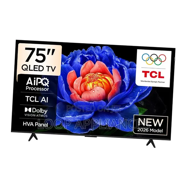 New 75 Inch TCL Smart Android QLED TV 75T6D - 1