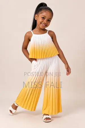 Angel Sunshine Pleat Set - Girls 4 Years