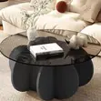 Center Table - Wood and Glass - 1