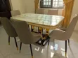Luxury 6 Seater Marble Dining Set - 2