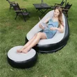 Brand New Inflatable Sofa with Foot Rest - 4