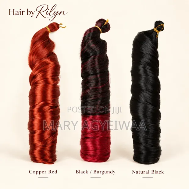 14 Inches French Curl Braiding Extensions - 3 Colours - 1